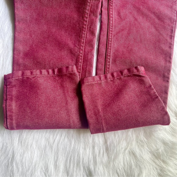 Guess 90’s Jeans Vintage High Waist Denim XS Metallic Red Pink Wash - Picture 8 of 10